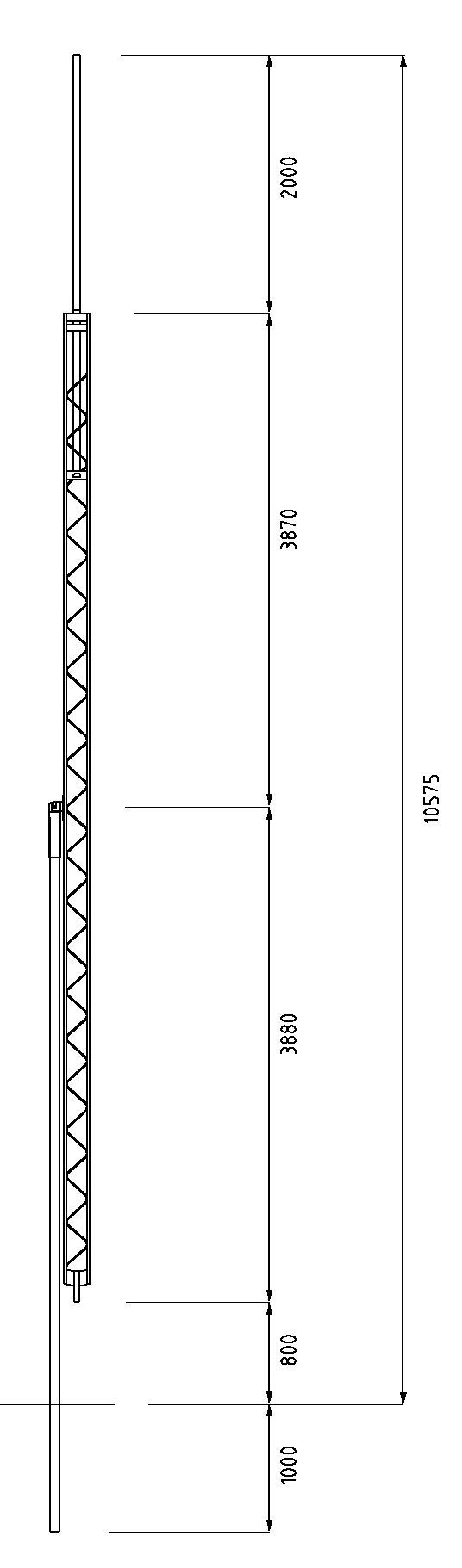 Radio mast profile