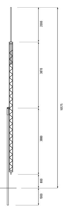 Radio mast profile