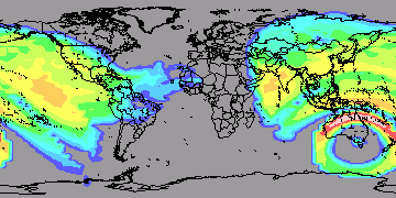 Ham CAP path predictor 15m SSN=42 11-09-2004