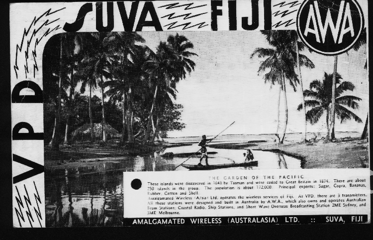 VPD - Suva, Fiji, 4 April, 1940