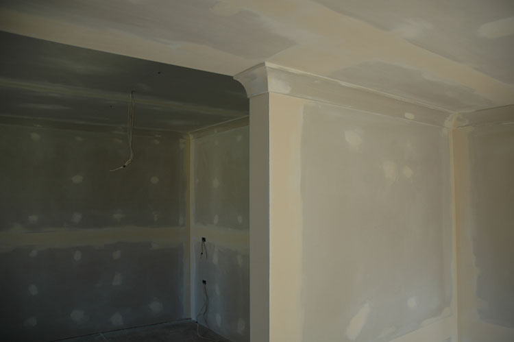 Drywall (Gyprock plaster board) created a great finish and additional insulation.  25/06/2009